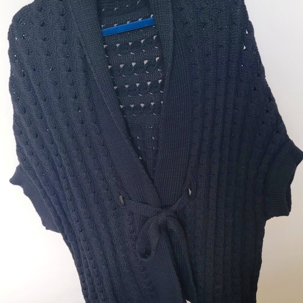 KILRONAN KNITWEAR WOOL SWEATER - BLACK